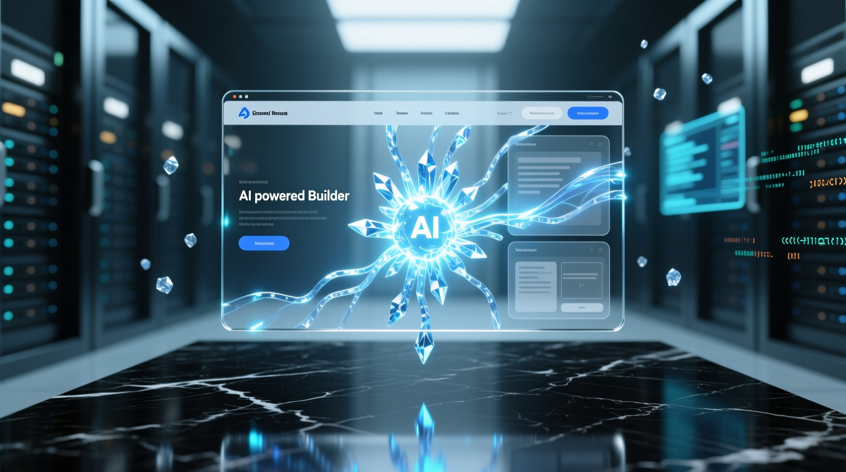 City skyline at night